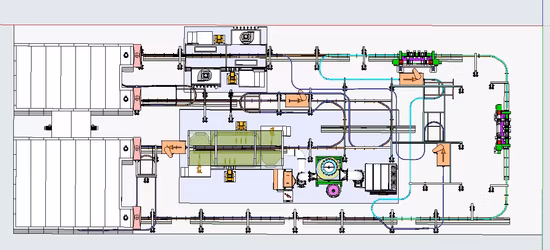 Wird für die Polyurethan-Rollenspannrolle der kontinuierlichen Produktionslinie für Stahlplatten verwendet